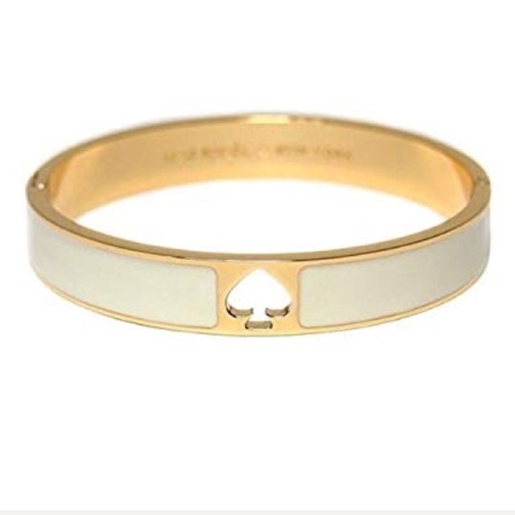 kate spade Jewelry - NWT Kate Spade Hole Punch Spade Hinge Bangle